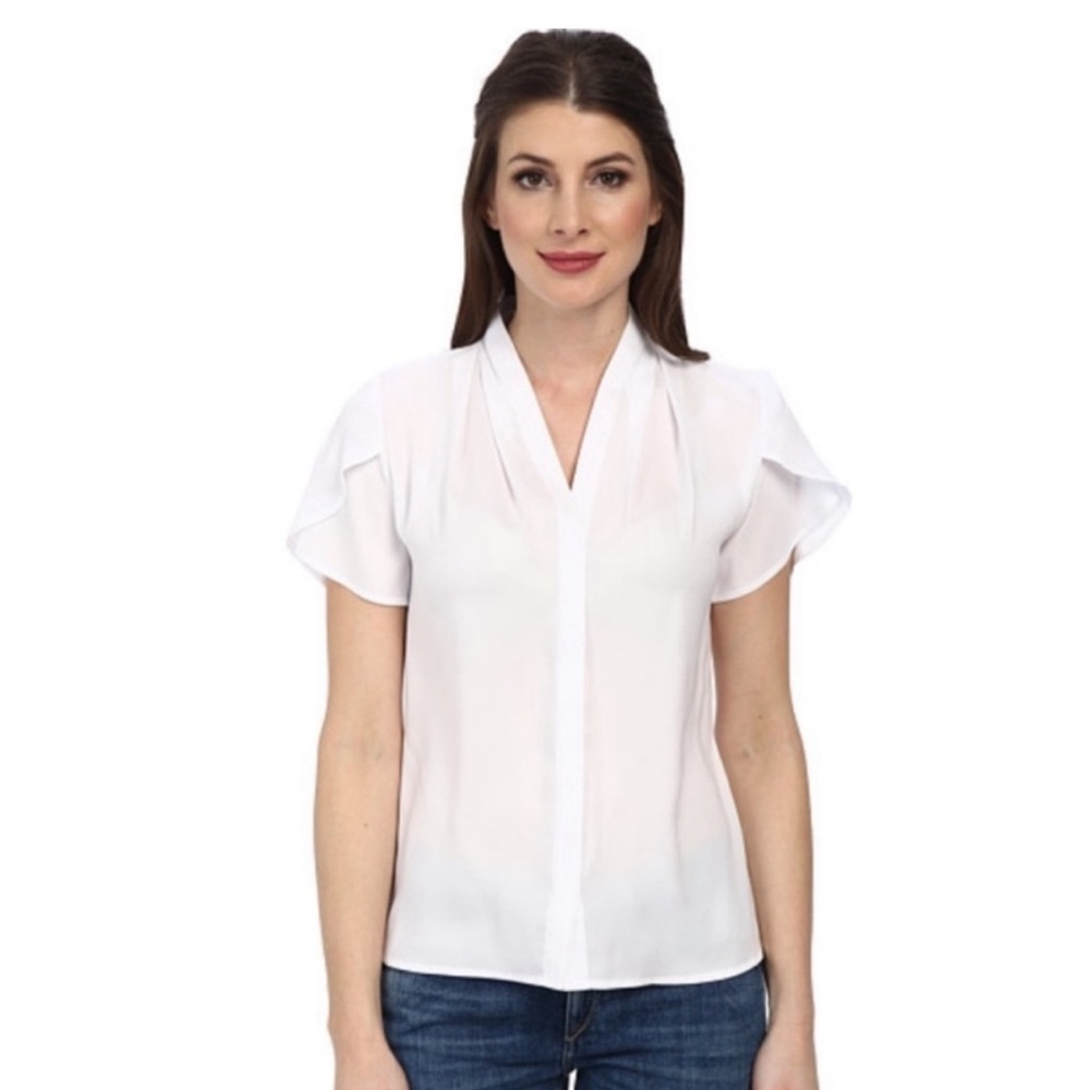 CALVIN KLEIN | S | NWOT White Blouse